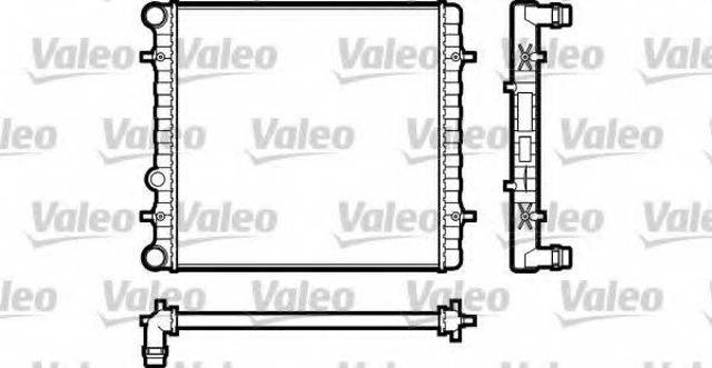 Радиатор системы охлаждения двигателя 731606 VALEO