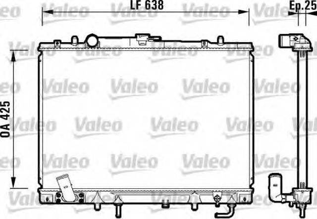 Радиатор водяной 734144 VALEO