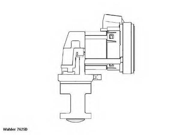 Клапан ЕГР 7625D WAHLER