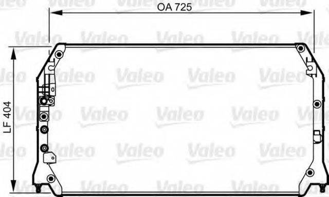Радиатор кондиционера 814247 VALEO