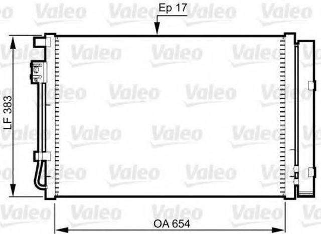 Конденсатор системы охлаждения Хендай Акцент 4