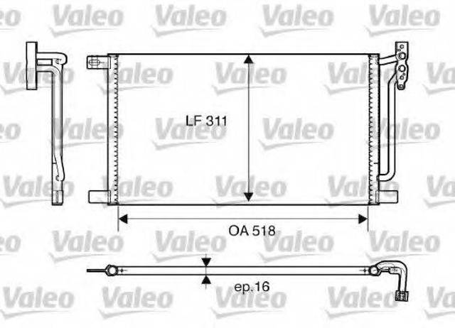 Конденсер 817405 VALEO