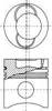 Поршень в комплекте на 1 цилиндр, STD MAN L2000
