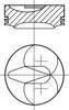 Поршень в комплекте на 1 цилиндр 2-й ремонт 8728710730 NURAL
