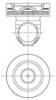 Поршень в комплекте на 1 цилиндр, STD 8743760000 NURAL