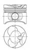 Поршня на 1 цилиндр, STD 8774310010 NURAL