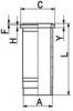 Гильза поршневая 89367110 KOLBENSCHMIDT