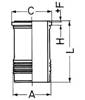 Гильза поршневая 89420110 KOLBENSCHMIDT