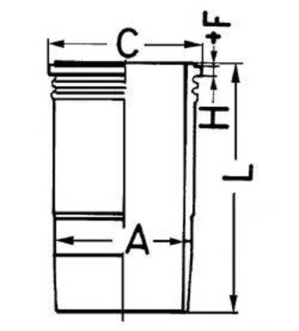 Гильза поршневая 89460110 KOLBENSCHMIDT