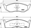 Колодки тормозные 8DB355007941 HELLA