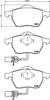 Колодки тормозные передние дисковые 8DB355008411 HELLA