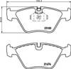 Колодки передние 8DB355009001 HELLA