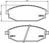 Колодки 8DB355009961 HELLA