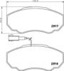 Колодки передние 8DB355010391 HELLA