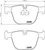 Задние тормозные колодки 8DB355013171 HELLA