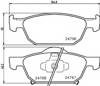 Колодки тормозные дисковые комплект 8DB355013891 HELLA