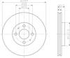 Тормоз дисковый передний 8DD355103971 HELLA