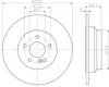 Задний дисковый тормоз 8DD355108841 HELLA