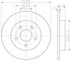 Тормозной диск 8DD355111381 HELLA