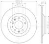 Задний тормозной диск 8DD355114501 HELLA