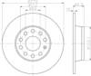 Дисковый тормоз 8DD355116971 HELLA