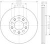 Передний тормозной диск 8DD355117231 HELLA