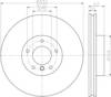 Диск тормозной передний 8DD355117731 HELLA