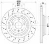 Тормозные диски 8DD355122551 HELLA