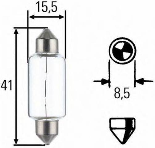 8GM002091261 HELLA Лампочка фонаря подсветки заднего номерного знака купить в Николаев