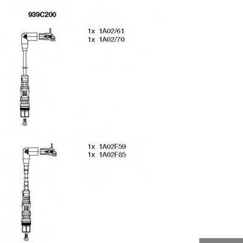 Провода высоковольтные 939C200 BREMI