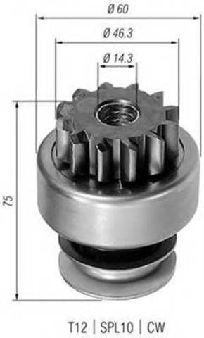 Бендикс стартера 940113020082 MAGNETI MARELLI