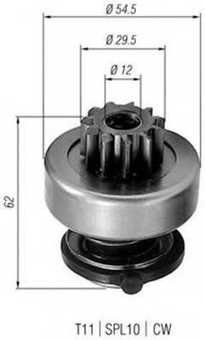 Бендикс стартера 940113020217 MAGNETI MARELLI
