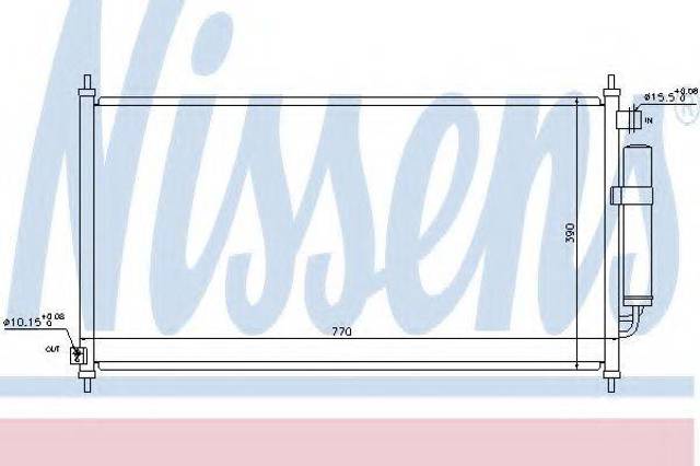 Конденсатор 940237 NISSENS