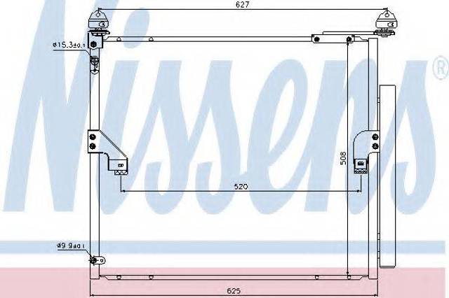 Радиатор кондиционера 940367 NISSENS