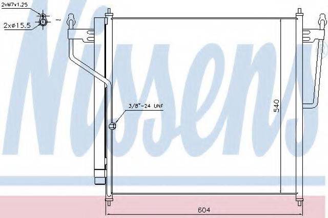 Конденсатор кондиционера 940503 NISSENS