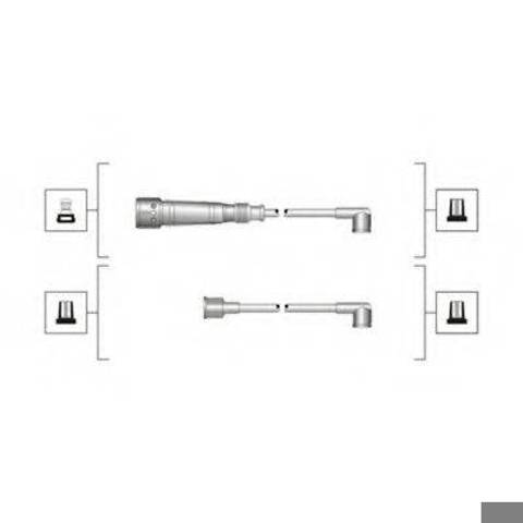 Провода высоковольтные в комплекте 941319170004 MAGNETI MARELLI