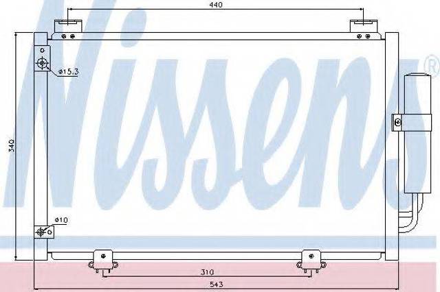 Конденсер 94581 NISSENS