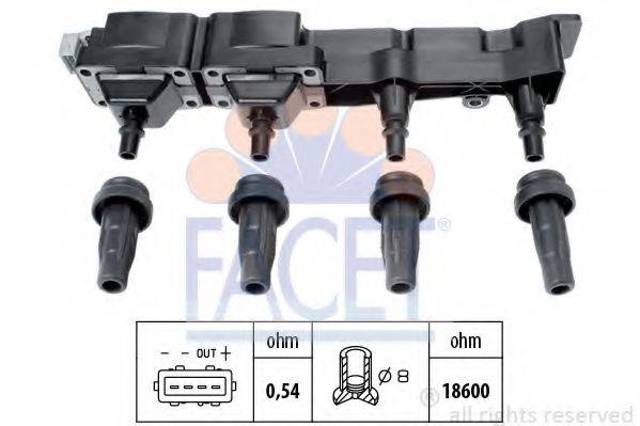 Катушка зажигания 96307 FACET
