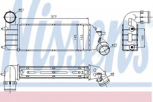 Интеркулер 96766 NISSENS