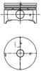 Поршень в комплекте на 1 цилиндр 2-й ремонт 99456720 KOLBENSCHMIDT