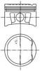 Поршня на 1 цилиндр, STD 99746600 KOLBENSCHMIDT