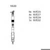 Провода высоковольтные в комплекте 9A33 BREMI