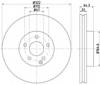 Диск тормозной передний A0004211212 MERCEDES