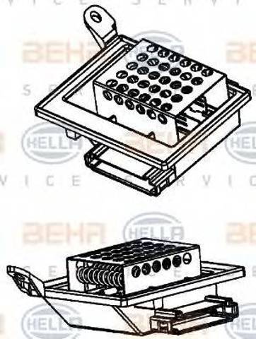 Резистор вентилятора A0018358706 MERCEDES