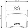 Колодки на тормоз задний дисковый A0024205120 MERCEDES