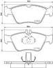 Колодки тормозные передние дисковые A0024209620 MERCEDES