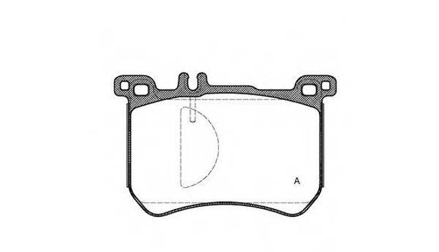 Тормозные колодки A0084200120 MERCEDES