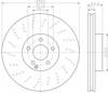 Диск тормозной передний A2074210012 MERCEDES