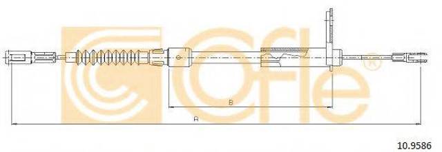 Трос ручного тормоза A2204202285 MERCEDES