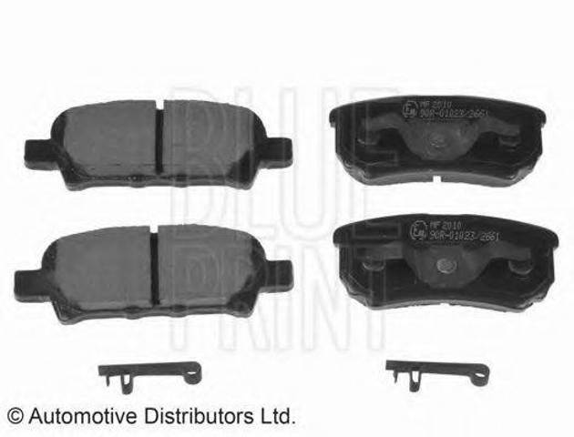 BLUE PRINT ADA104209 Колодки тормозные задние дисковые в наличии Черновцы